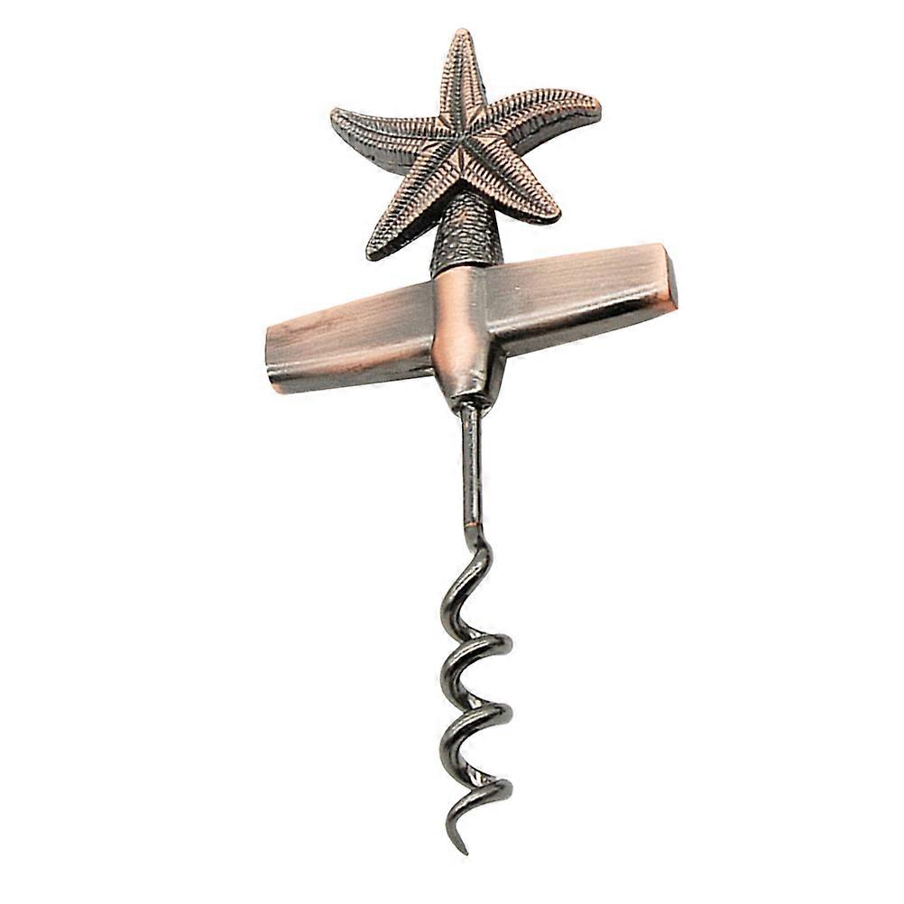 Dark Brown Zinc Alloy Bottle Opener for Removing Caps Convenient and Quick Small Size