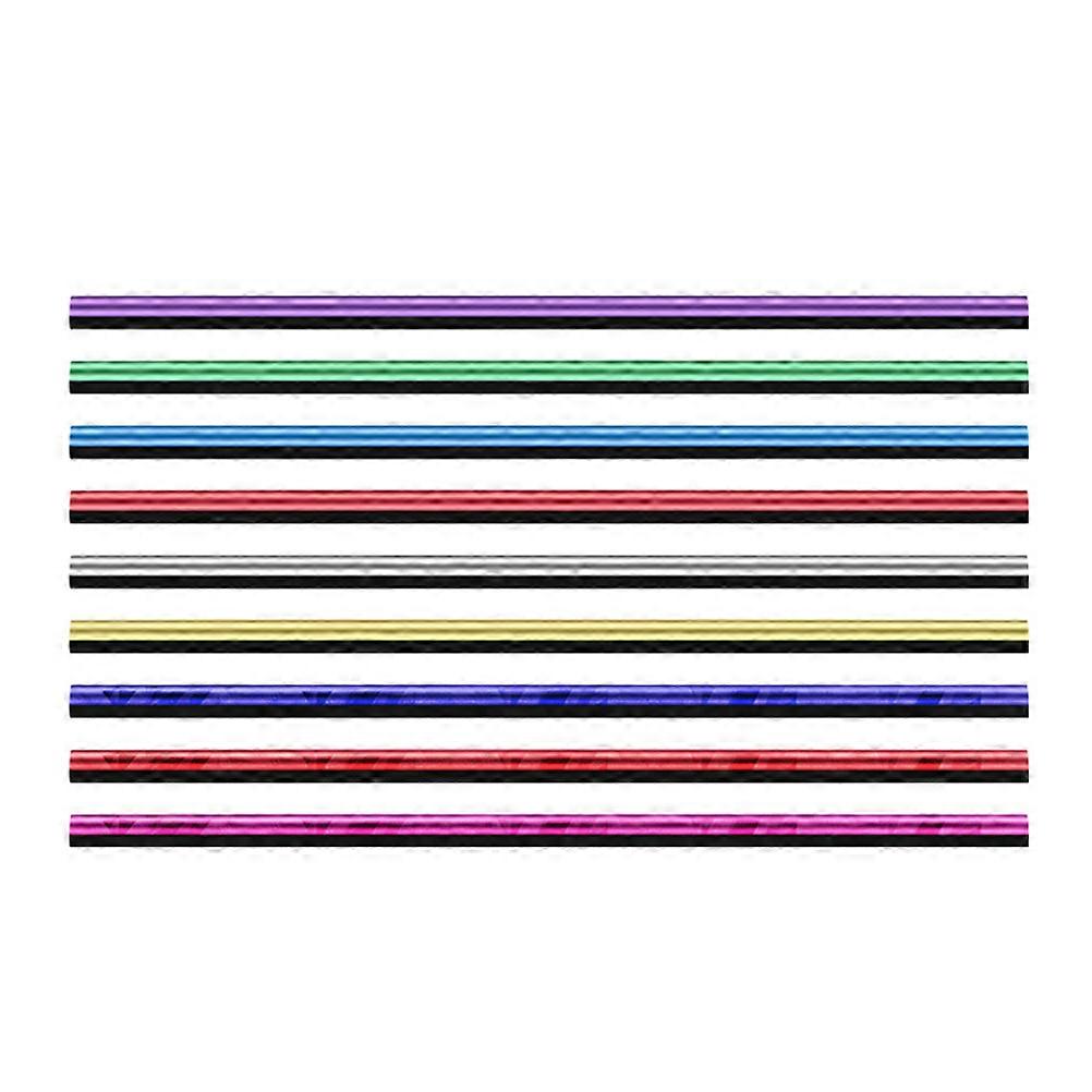 Automobile Air Conditioning Decoration U Shape Car Decorative Strip Purple 20.00X0.80X0.80CM 50Pcs
