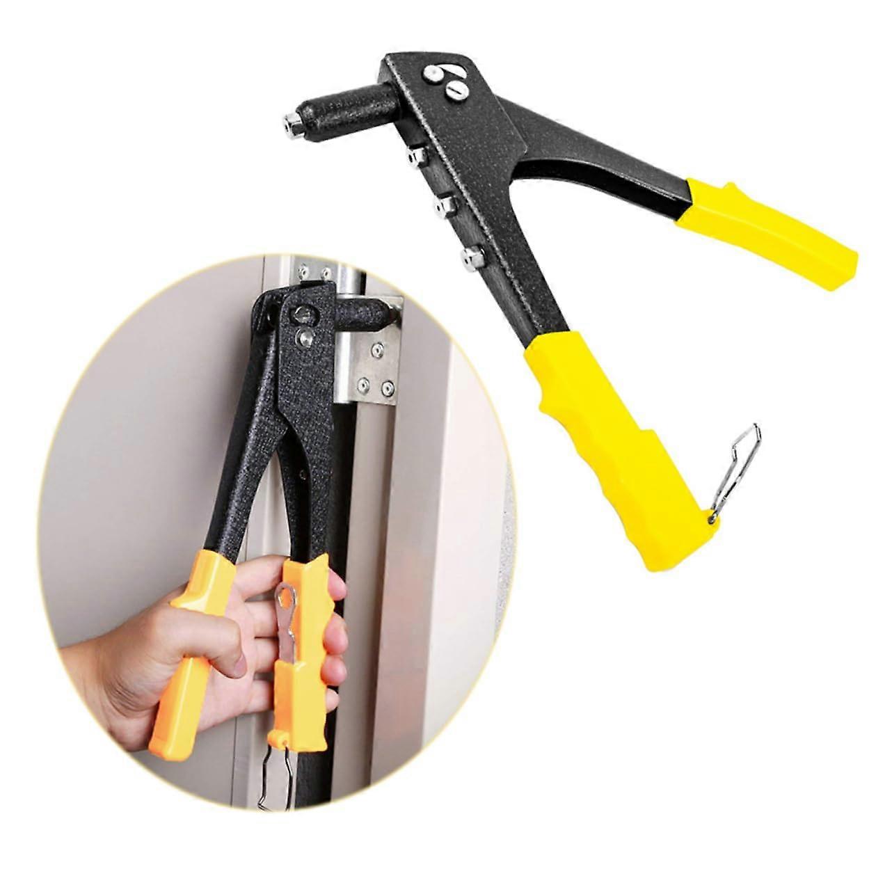 Manual Rivet Gun Set for Robust Design, Easy Application, and Efficient Results - Ideal for Metal and Plastic Projects