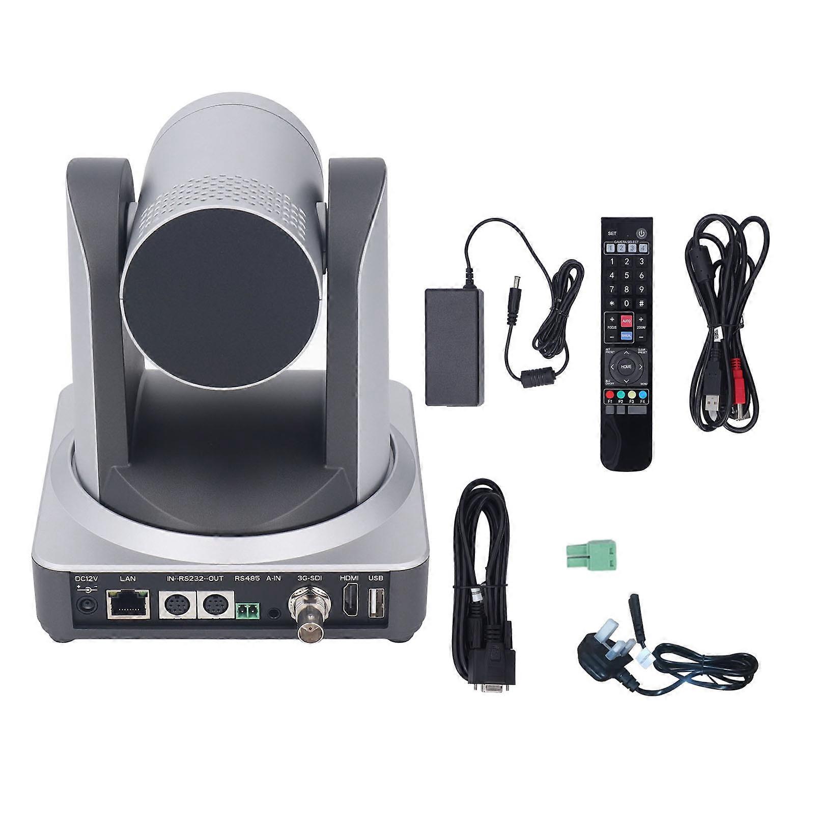 POE20X PTZ Camera 20X Optical Zoom IP Live Streaming Camera Support POE Power Supply for Video Conferencing Live Streaming Meeting Church UK Plug