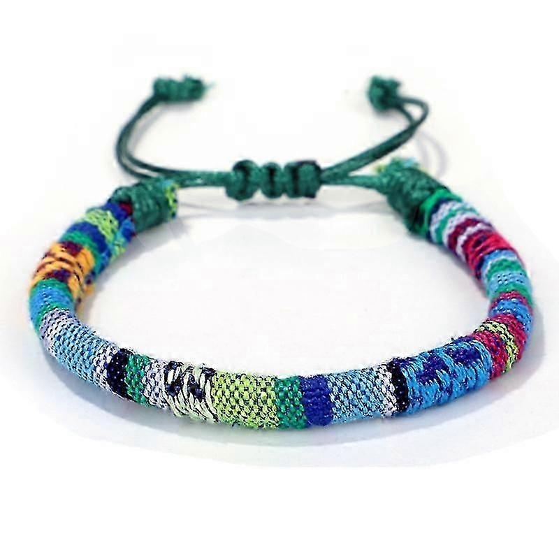 Ethnic Hippie Anklets Wristbands Adjustable Wrap Bracelets Beach Accessories