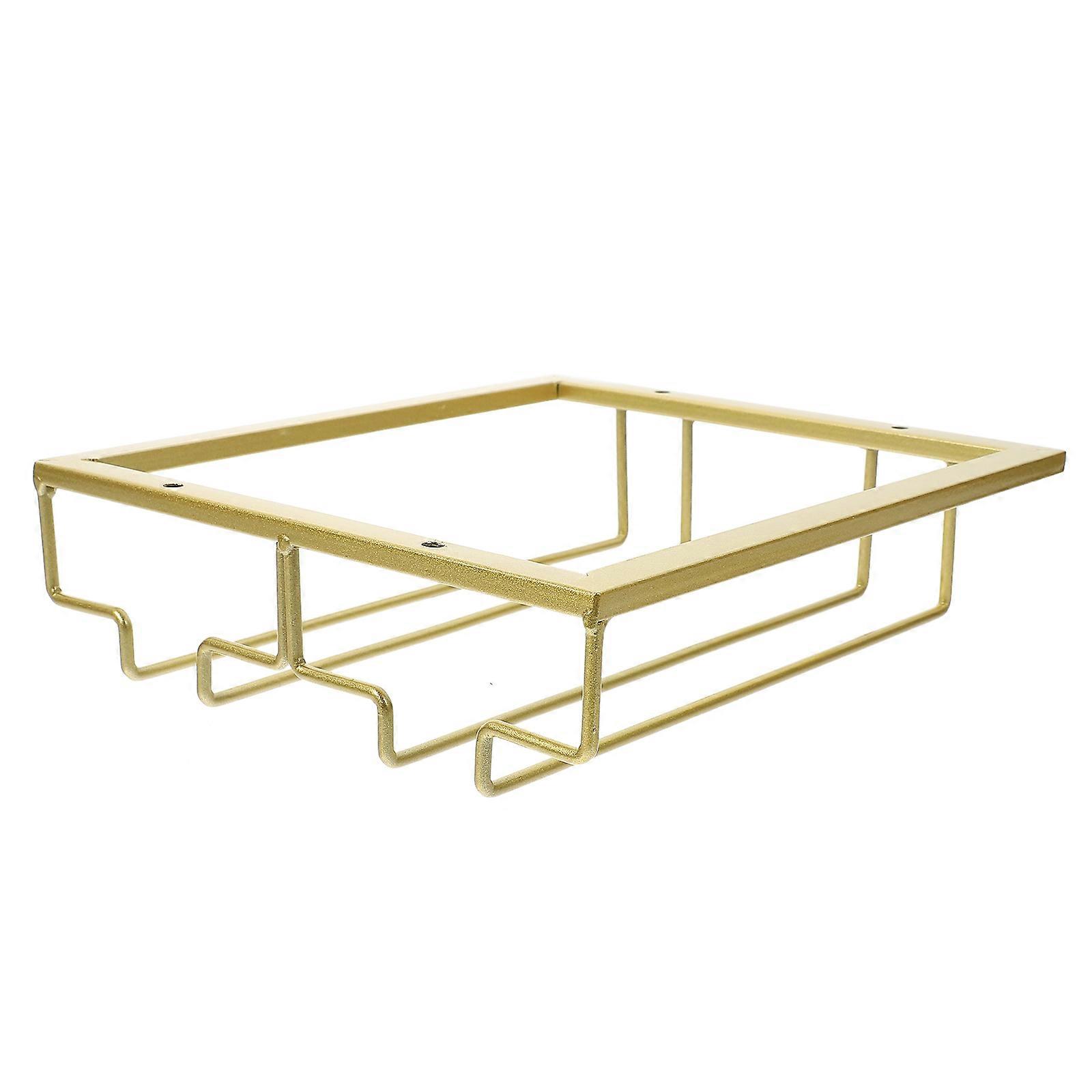 Upside Down Cup Rack for Storage and Draining Wine Glasses Elegant Design 22.5X20X6Cm 1Pcs