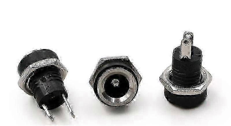 12V DC Power Supply Jack Socket Female Panel Mount Connector Plug