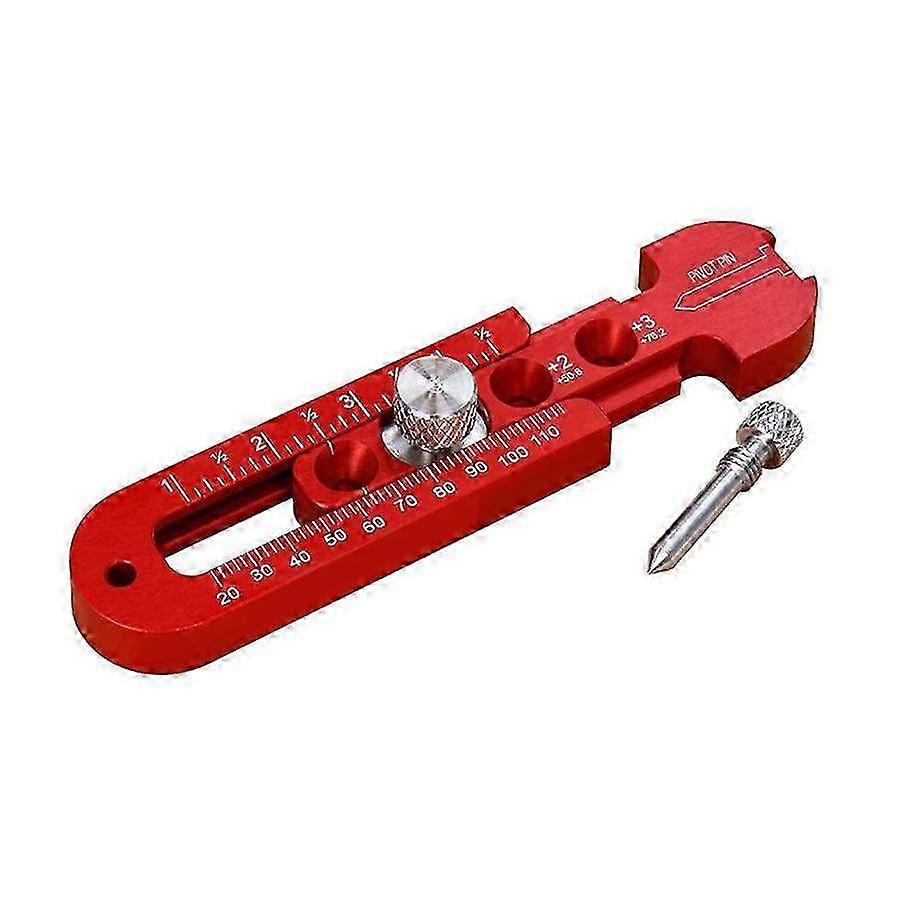 165mm Woodworking Circle Scriber Tool - Precision Metal Tool for Arching & Measuring Perfect Circles in Carpentry