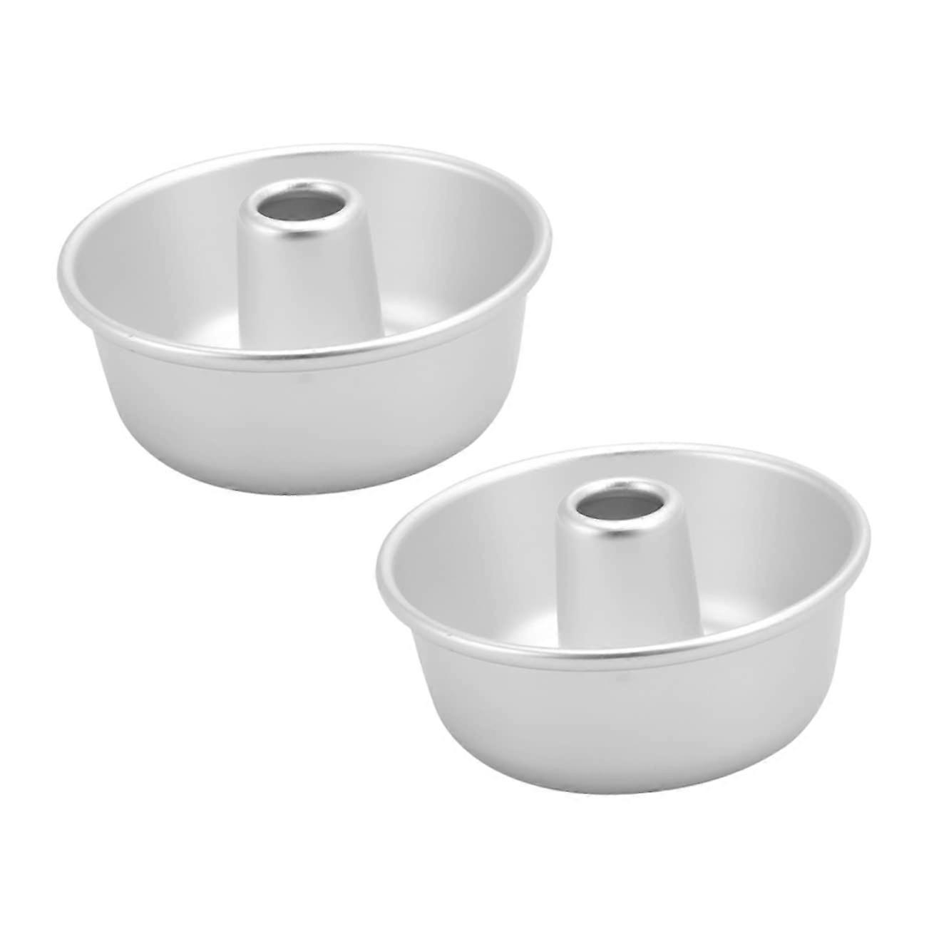 2 x Metal Doughnut Moulds, Aluminium Donut Pan for Baking, Reusable