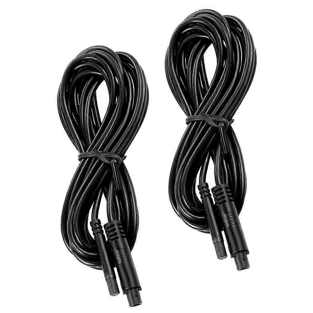 2pcs Pin Dash Cam Extension Cable Backup Camera Wire Compact Lightweight Multi Functional Design for Various Car Models