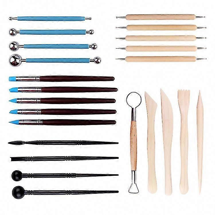 23 Piece Ultra-Lightweight Clay Tool Set for Pottery & Sculpting