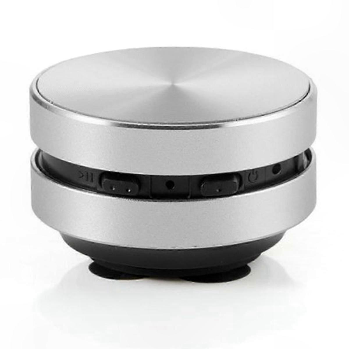 Wireless Portable Speaker with Bone Conduction Technology, Stereo Sound, Bluetooth Connectivity, Silver