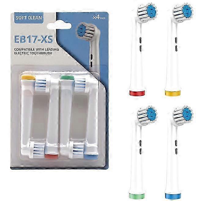Replacement Toothbrush Heads for Oral-B, 4 Pack Replacement Heads