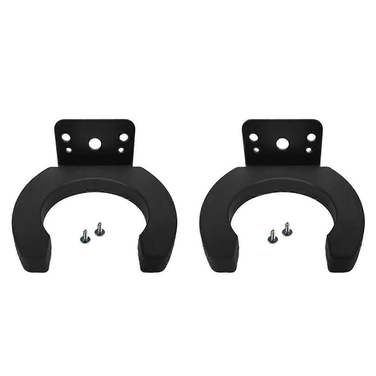 2 Pcs Universal Wireless Microphone Hook Holder Stands Wall Hanger Rack Clip Clamp Brackets Wall Mounted