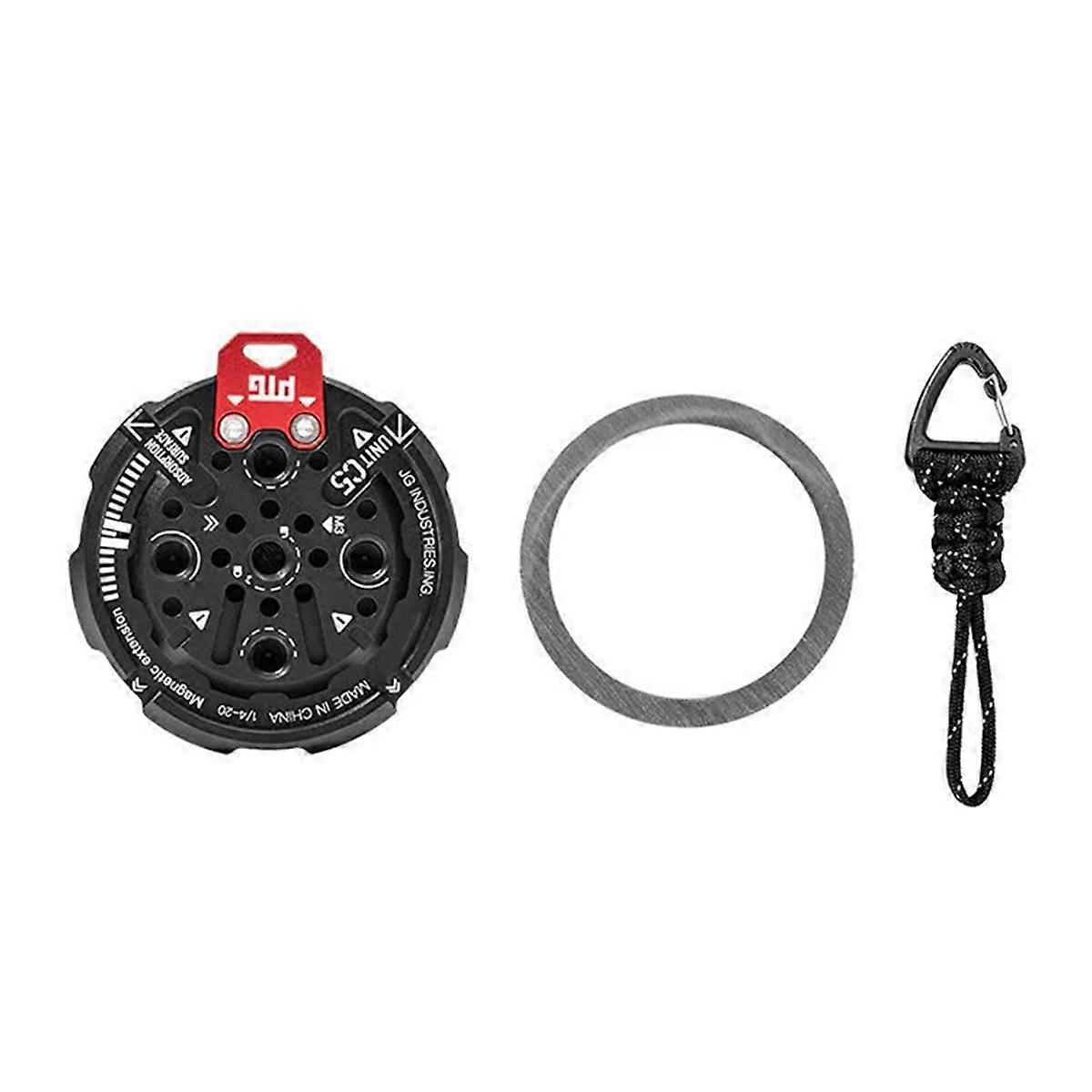 C5 Magnetic Mobile Phone Base with 1/4Inch Screw Hole Compatible with Magic Arm, Bracket, and Tripod Mounts