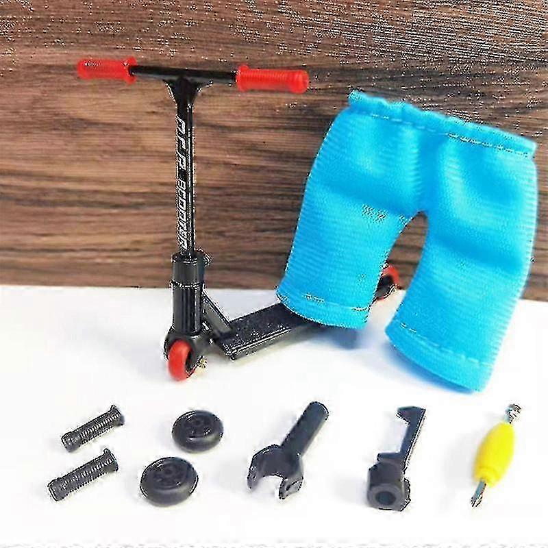 Alloy Finger Scooter With Mini Scooters Tools And Finger Board Skateboard Toy