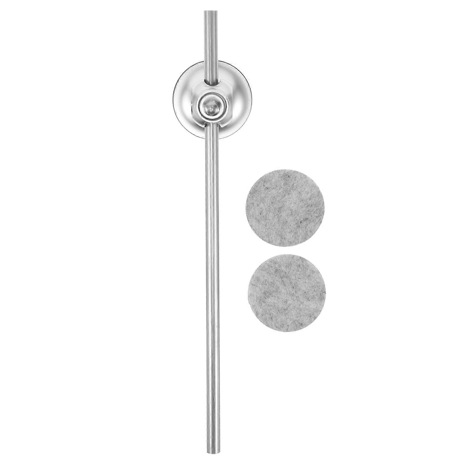 Jazz Drum Pedal with Silver Aluminum and Stainless Steel Material for Daily Use 1 Set