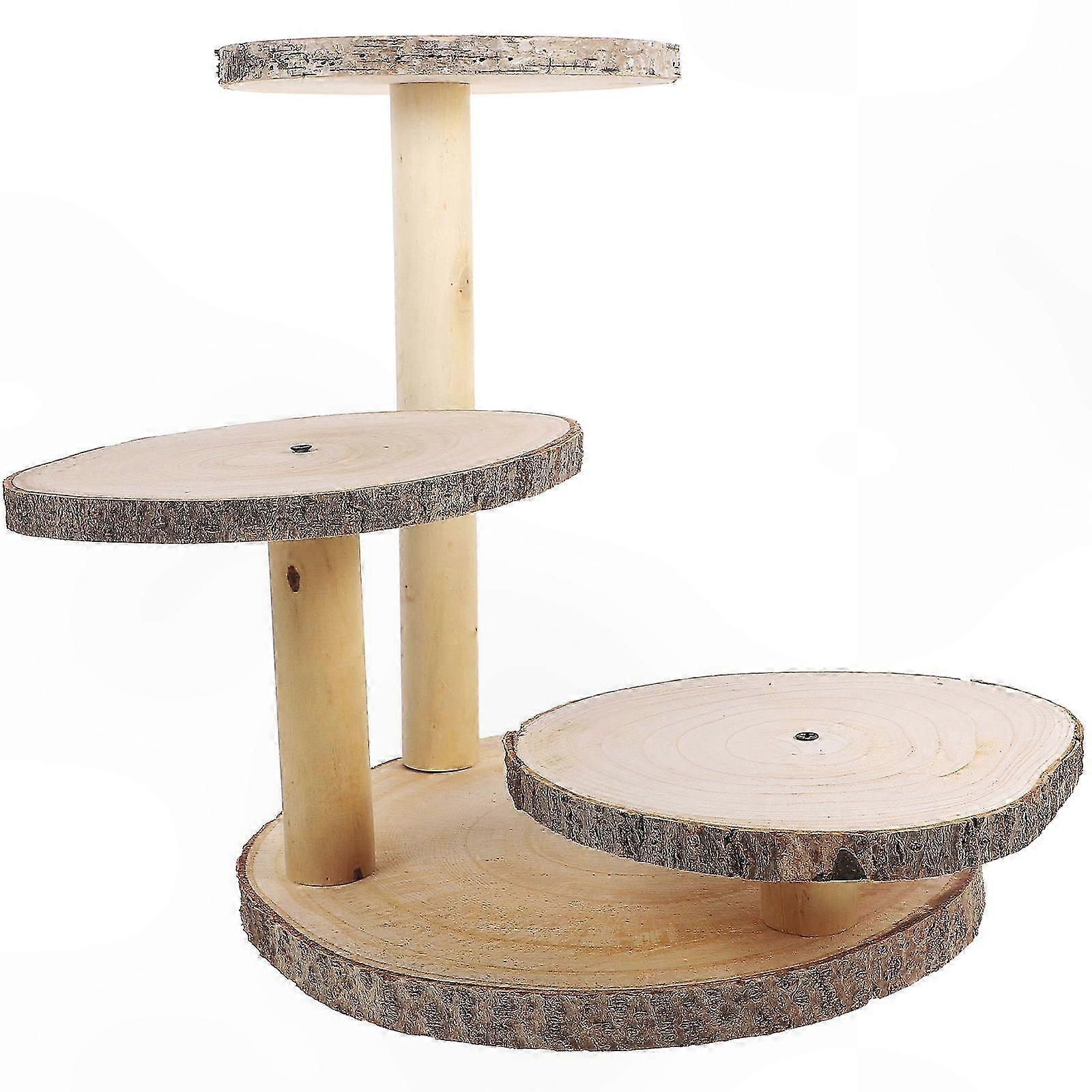 Versatile Wooden Dessert Stand for Multiple Ocns and Decor Styles