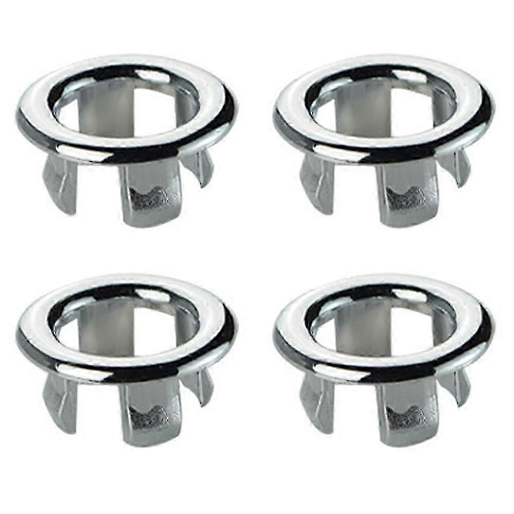 plastic decorative rings 4pcs for wash basin overflow pedestal