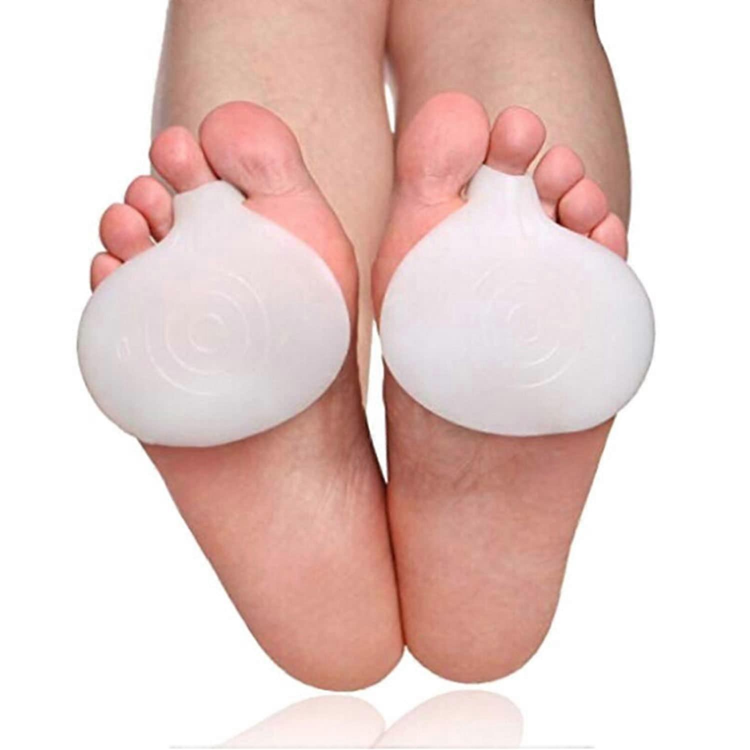 Mortons Neuroma Running Support 4Pack Pressure Relieving Pads Metatarsalgia Insoles Metatarsal Half Inserts