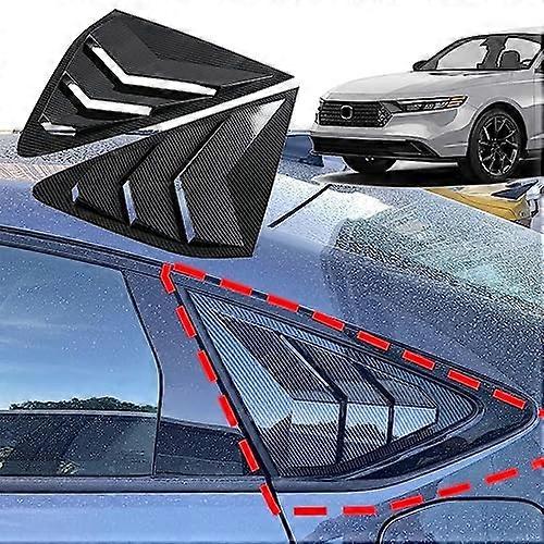Car Rear Side Window Shutters for Honda Accord 2023 2024 Accessories Ventilation Shutter Cover