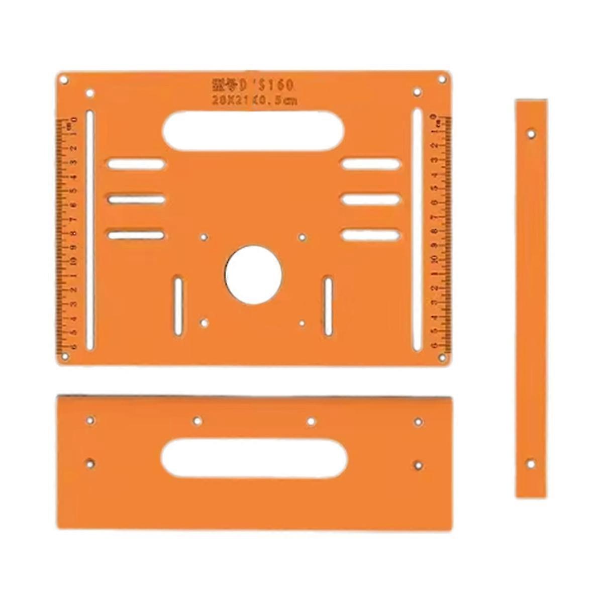 Bakelite Guide Plate: Woodworking Bench Accessory for Adjustable Saw Base with Guide Rail Bottom Plat