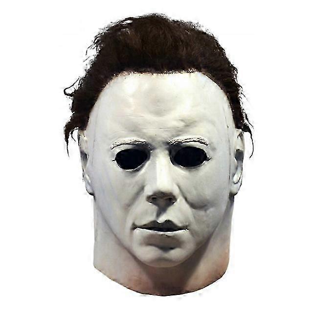 ハロウィーン1978マイケルマイヤーズマスクホラーコスプレコスチュームラテックスマスク大人の白高品質のためのハロウィーンの小道具