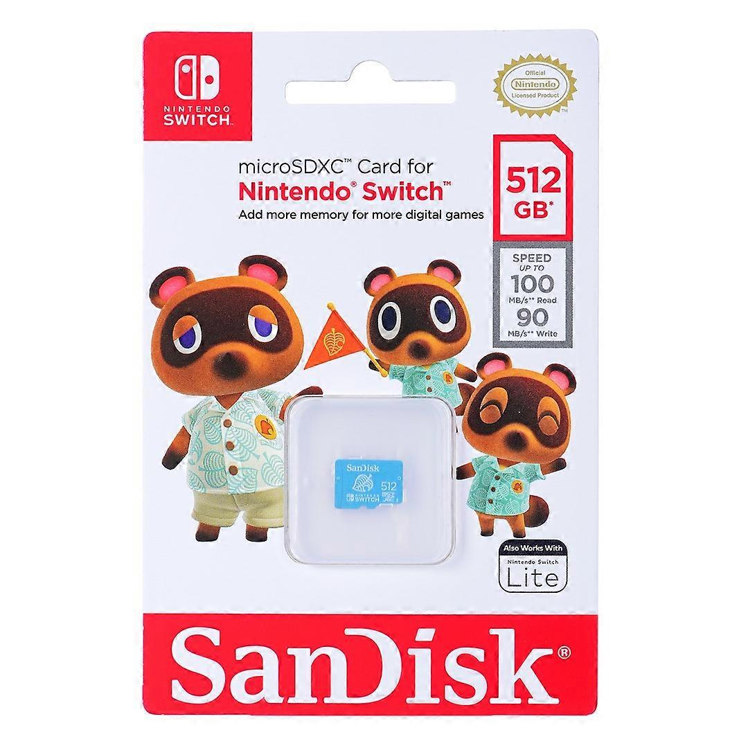 Sandisk Nintendo Switch - Flash paměťová karta - 512 GB - Uhs-i U3 / Class10 - Microsdxc Uhs-i