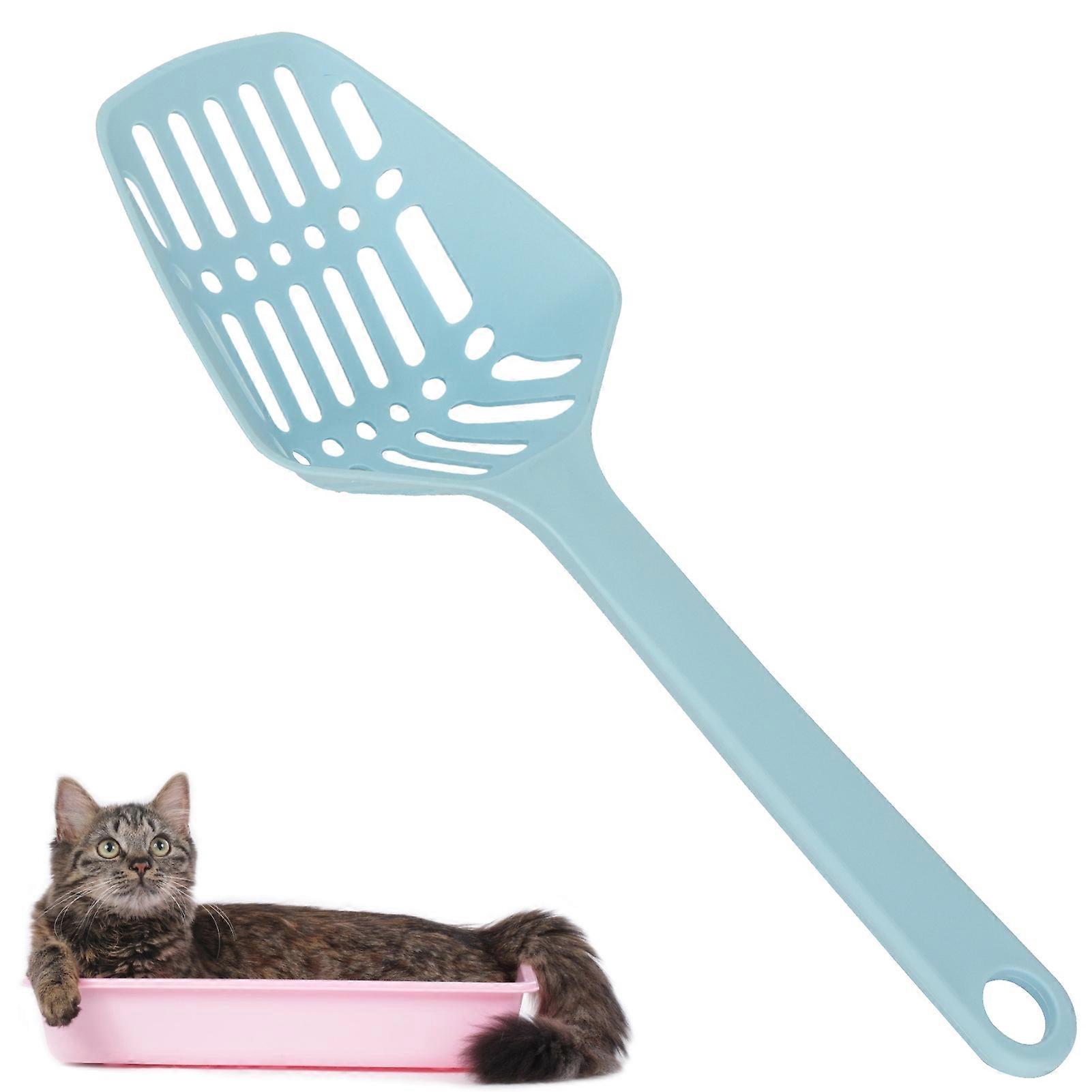 PP Triangle Large Cat Litter Scoop 34x12cm Plastic Blue Shovel