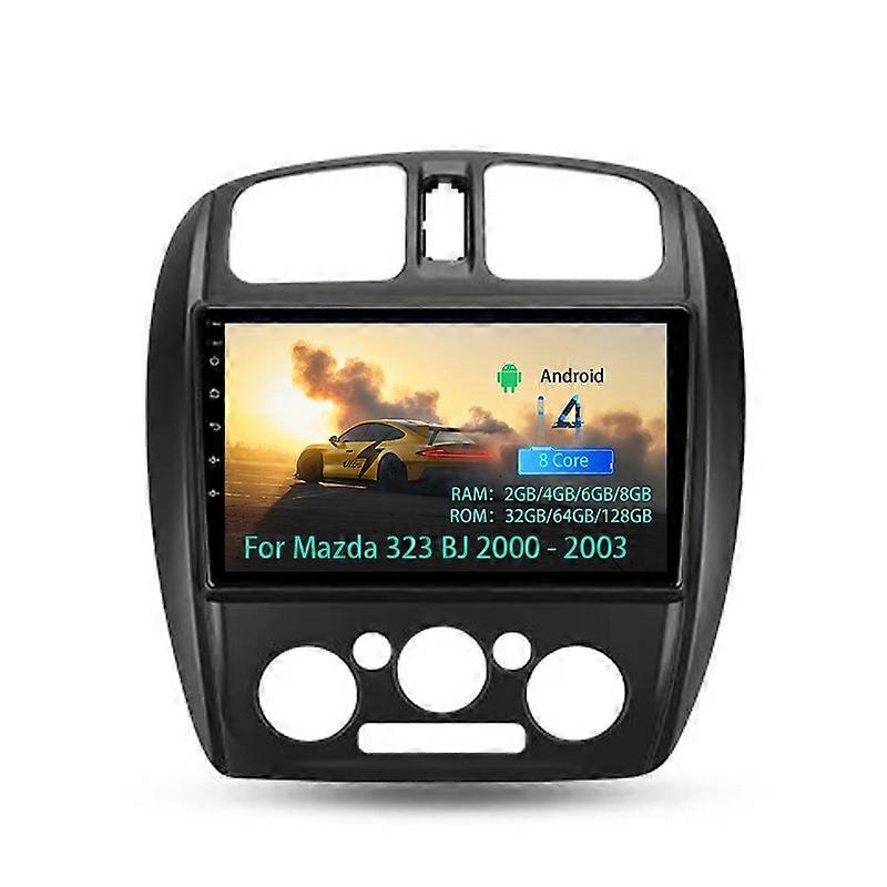 9 inch Android 14 for Mazda 323 BJ 2000-2003 Multimedia Video Player Car Radio Navigation stereo GPS