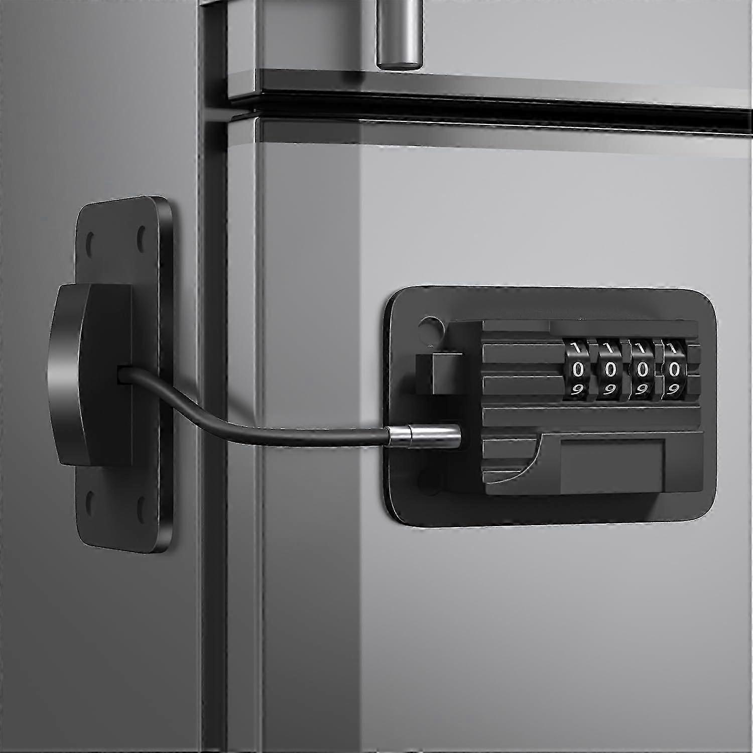 2025 Latest Model Fridge Lock, Upgraded Refrigerator Lock Combination, Freezer Lock for Upright