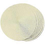 For Round Braided Placemats Set Of 6 Table Mats For Dining Tables Woven Washable Nonslip Place Mats