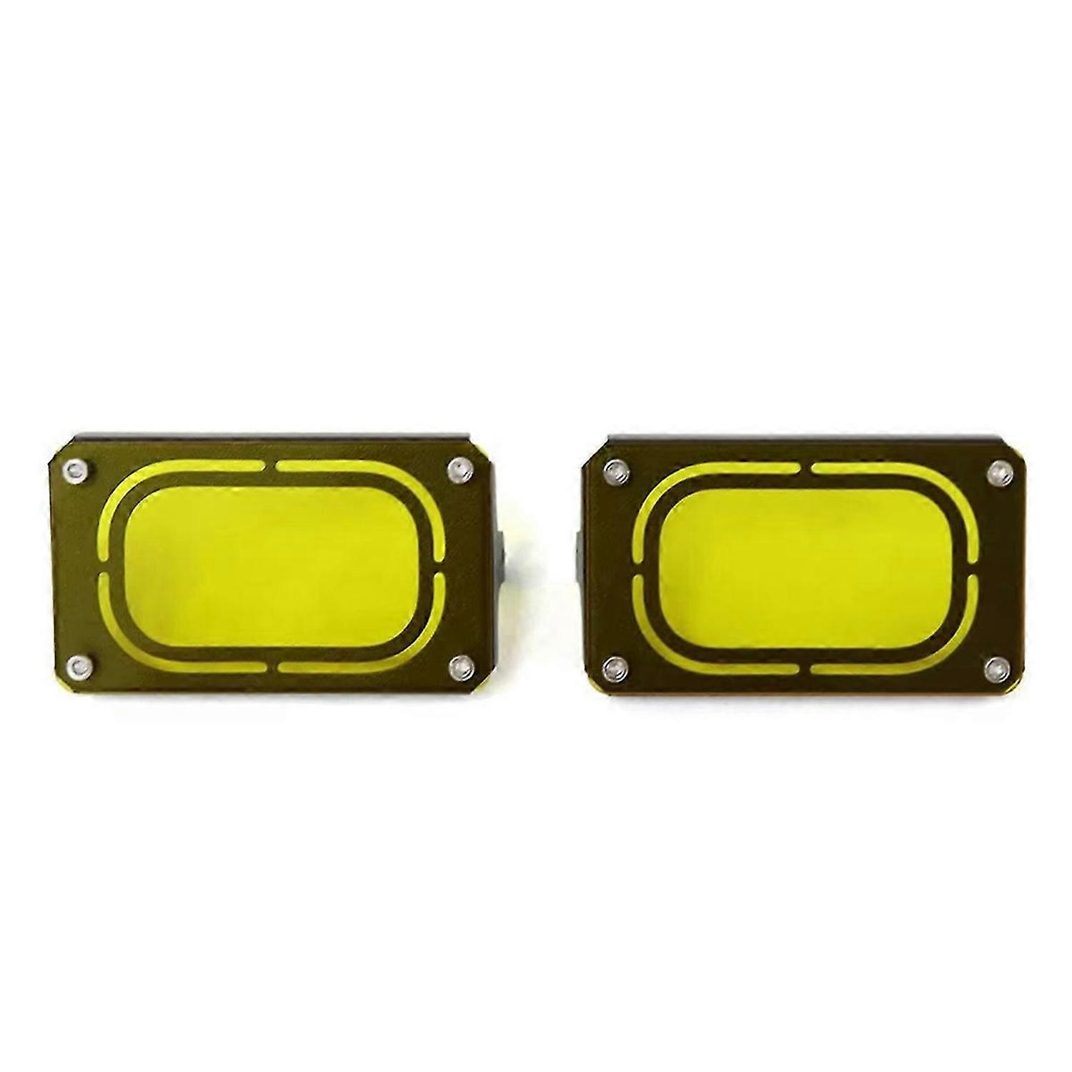 Motorcycle LED Fog Light Guard Protector Cover for Yellow