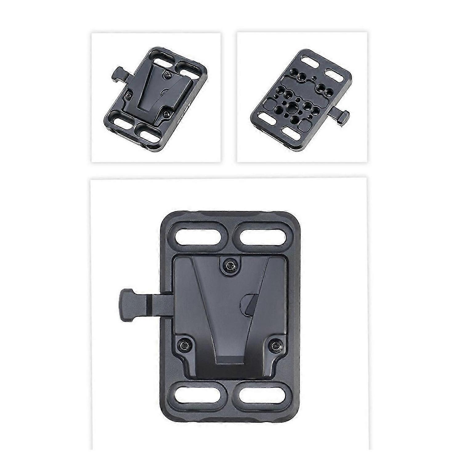 JLwin Mini Battery Plate V-Port Without 15mm Rail Tube Clamp
