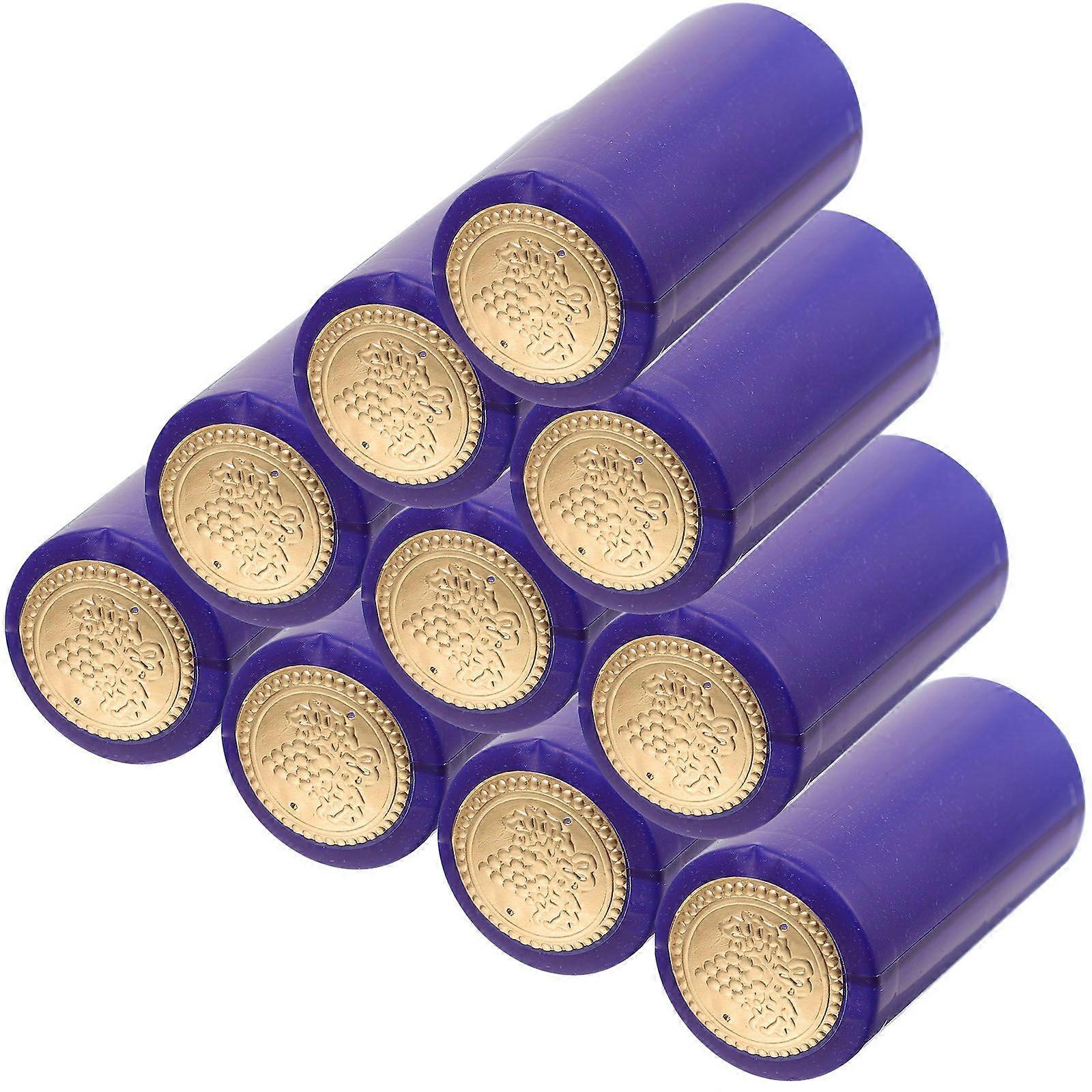 50pcs Wine Bottle Shrink Caps Heat Shrink Caps Wine Shrink Wraps for Wine Cellars Home