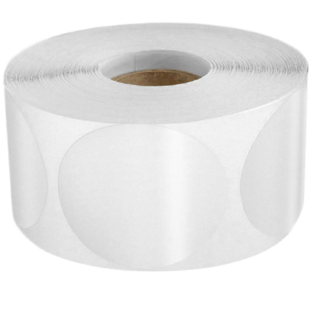 Clear Circle Stickers Round Transparent Labels for Home 3 Rolls