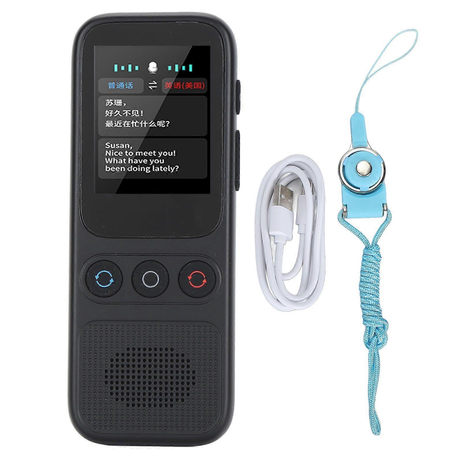 Language Translator Device AI Smart 138 Online Translation Languages Noise Reduction WiFi Recording Online Offline Voice Translator