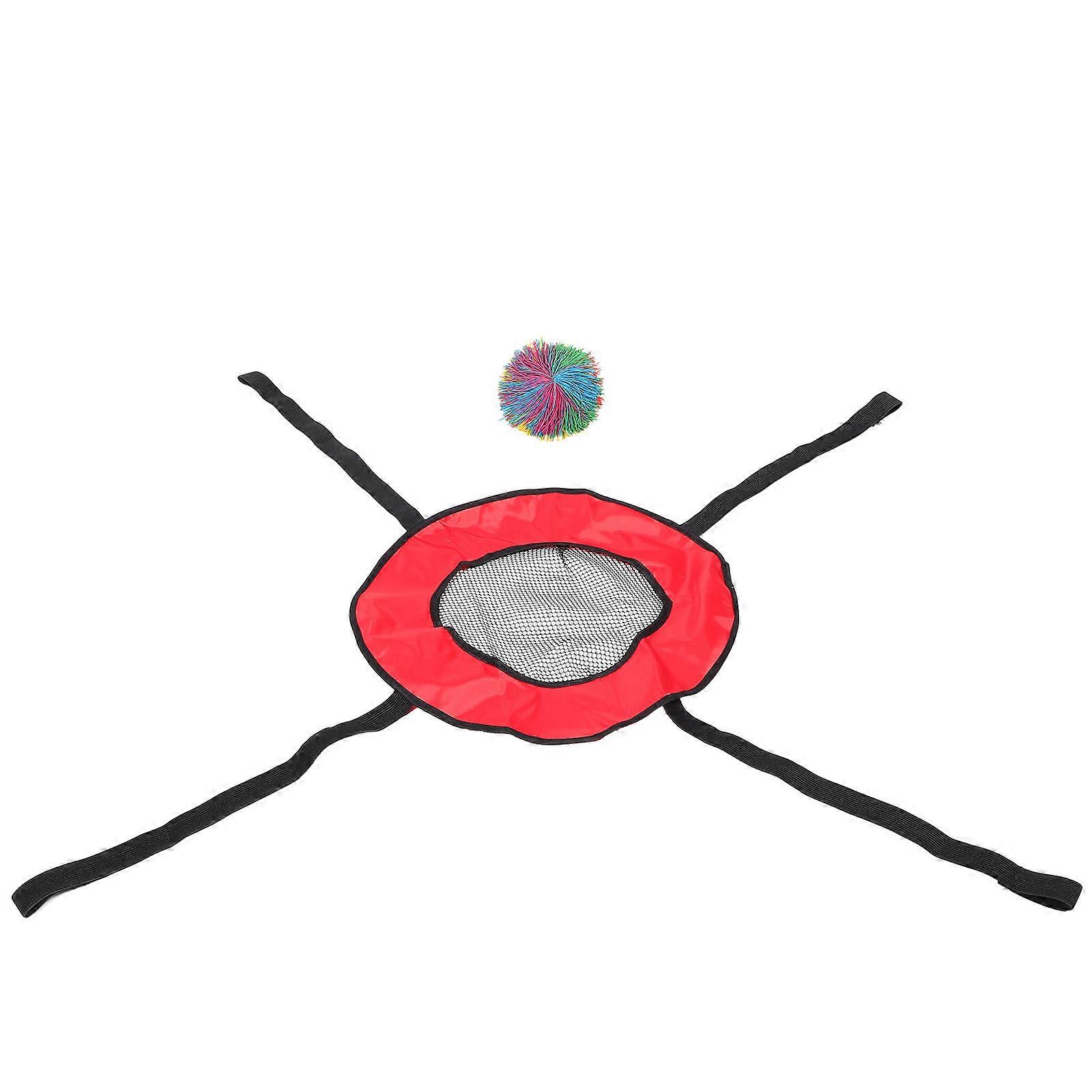 Bouncy Paddle With Stringy Ball Set Engaging Kids Toss And Catch Game Interactive Outdoor Sports For Backyard Fun 1 Set