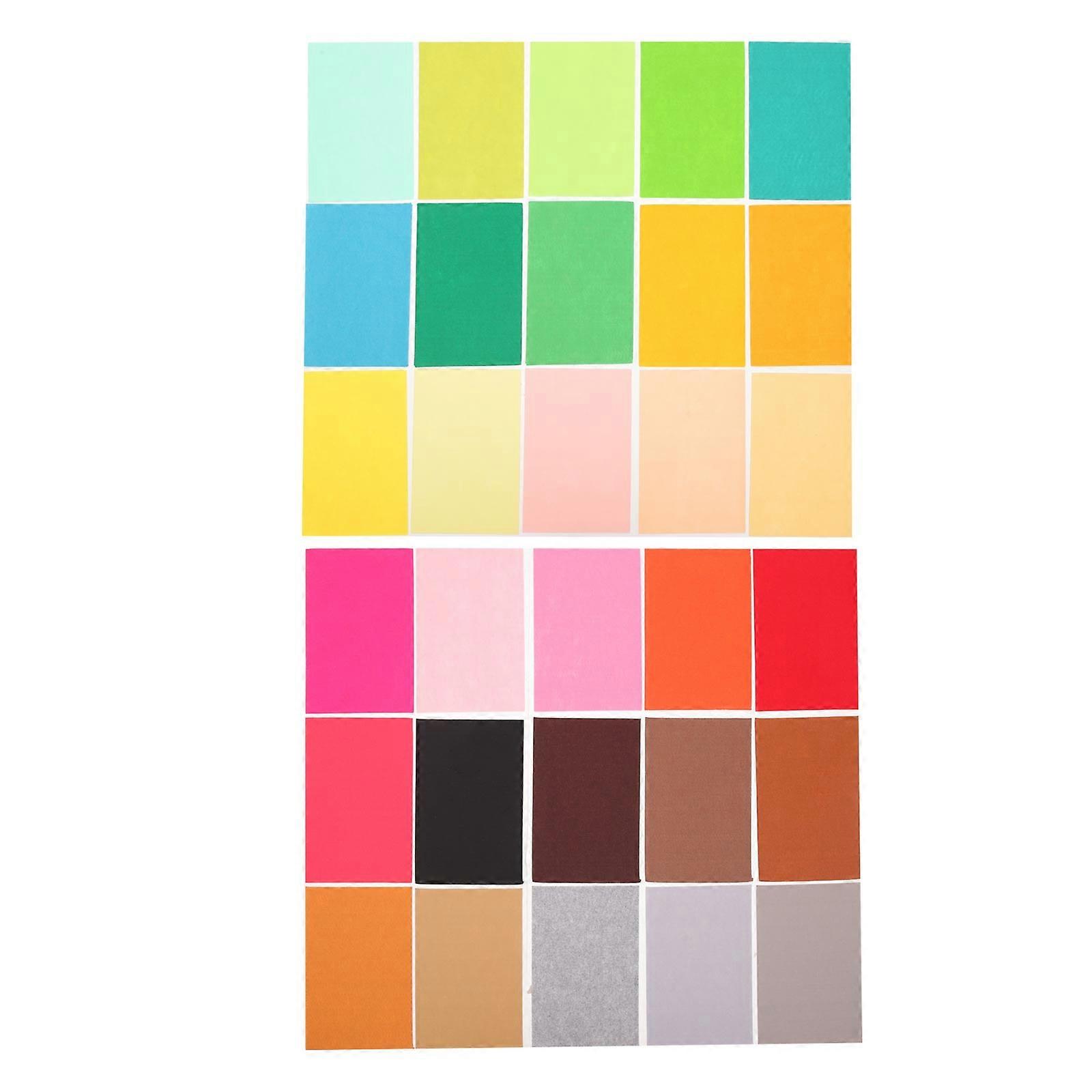Assorted Felt Fabric Sheets DIY Felt Cloths for Sewing Patchwork 40Pcs