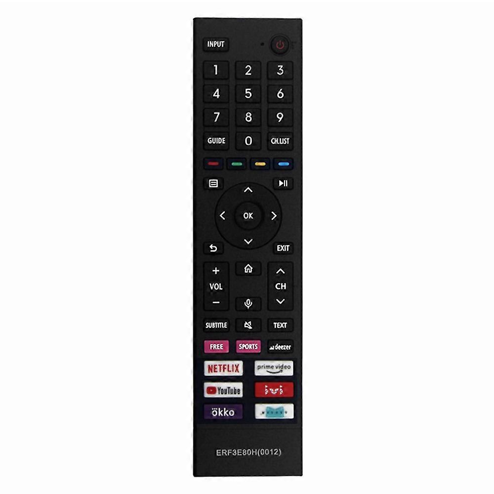 ERF3E80H Compatible For Hisense TV Remote Control 1-10m Range Infrared Replacement Controller (Not Support Voice Function)