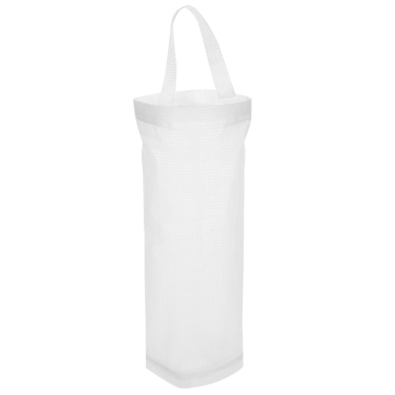 Grocery Bag Dispenser Wall Mounted for Storage with White Peva Material