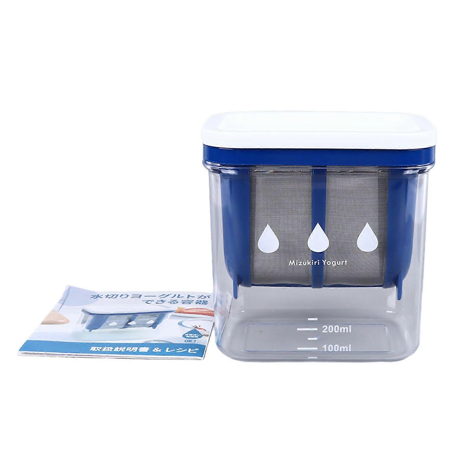 Yogurt Filter Efficient Filtration AS Resin Stainless Steel Large Capacity Whey Separator Yogurt Strainer