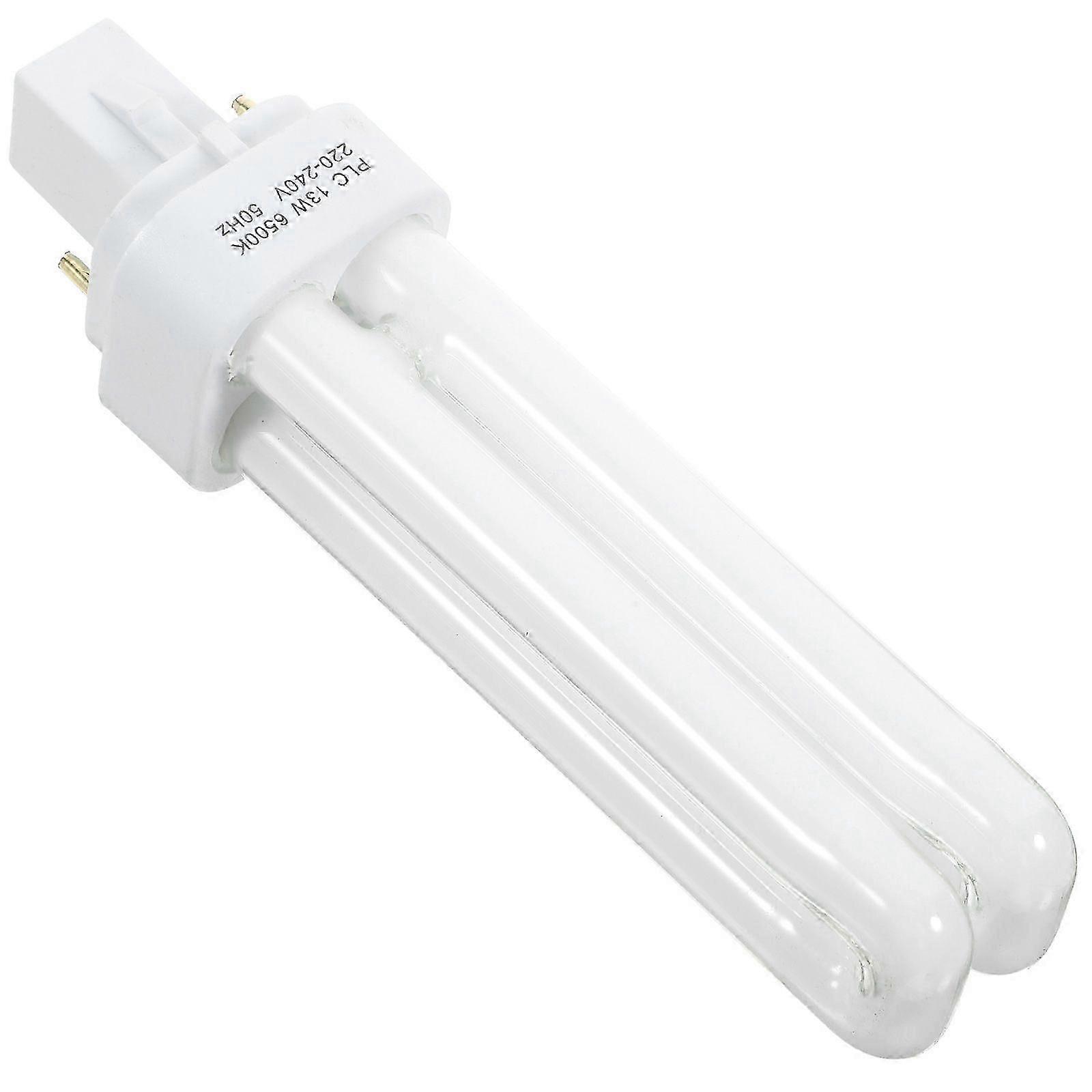 4pcs Compact Fluorescent Bulb 13W Fluorescent Lamp Bulb 2 Pin Plug In LED Lamp Bulb Accessory