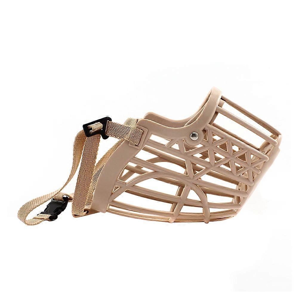 Anti-Barking Dog Muzzle Pet Dog Plastic Basket Type Adjustable Training 1 Piece