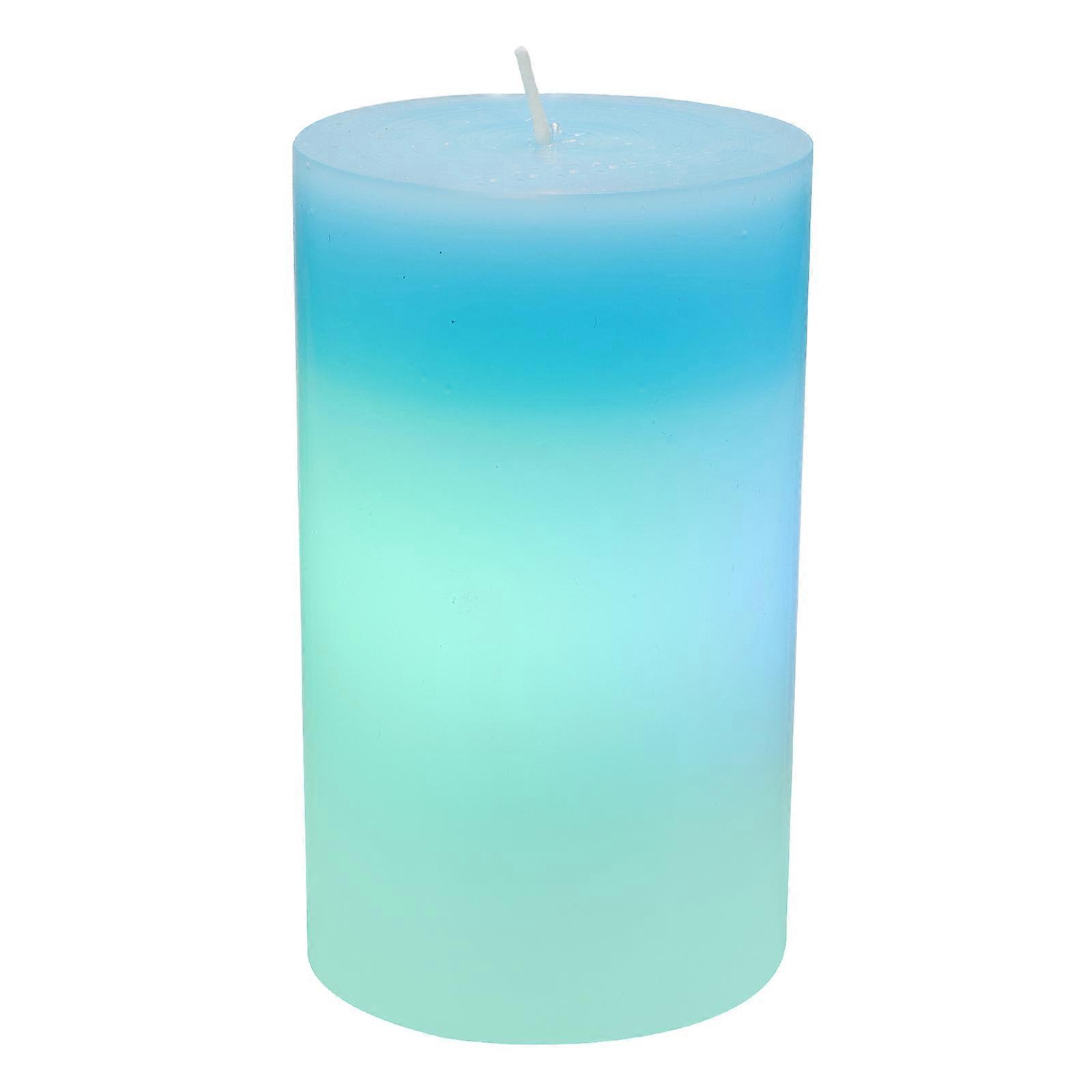 Dinner Candle Pillar Candle with LED Light Used for Burning 2Pcs