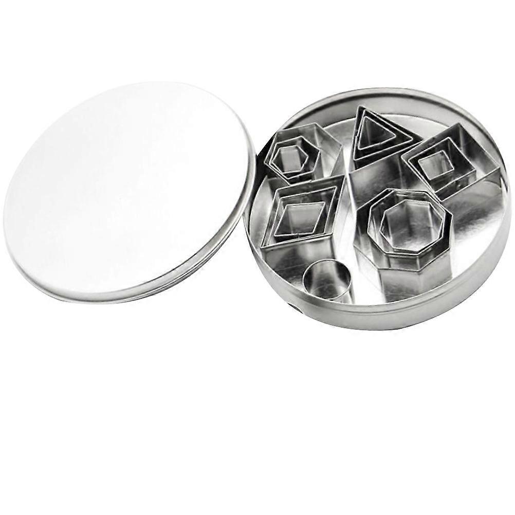 Cookie Cutter Molds Geometry Shape Cake Baking Molds for Cake 48Pcs