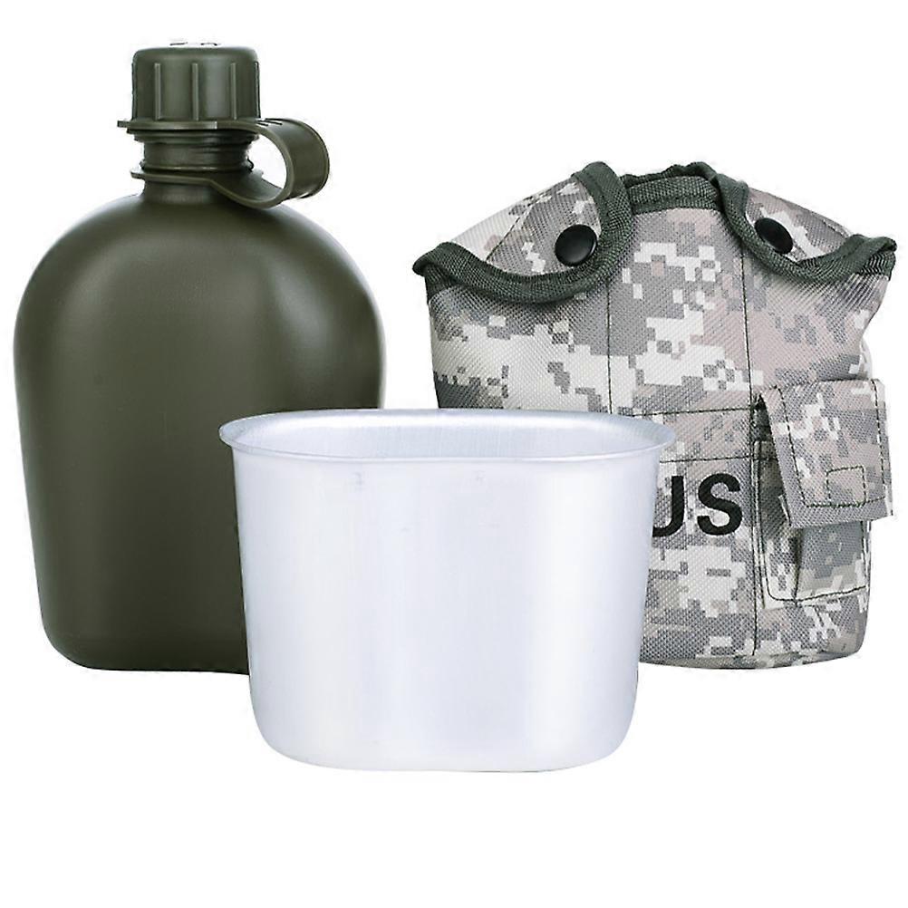 Hunting Canteen Military Water Bottle for Storage Use 2Sets Assorted Color