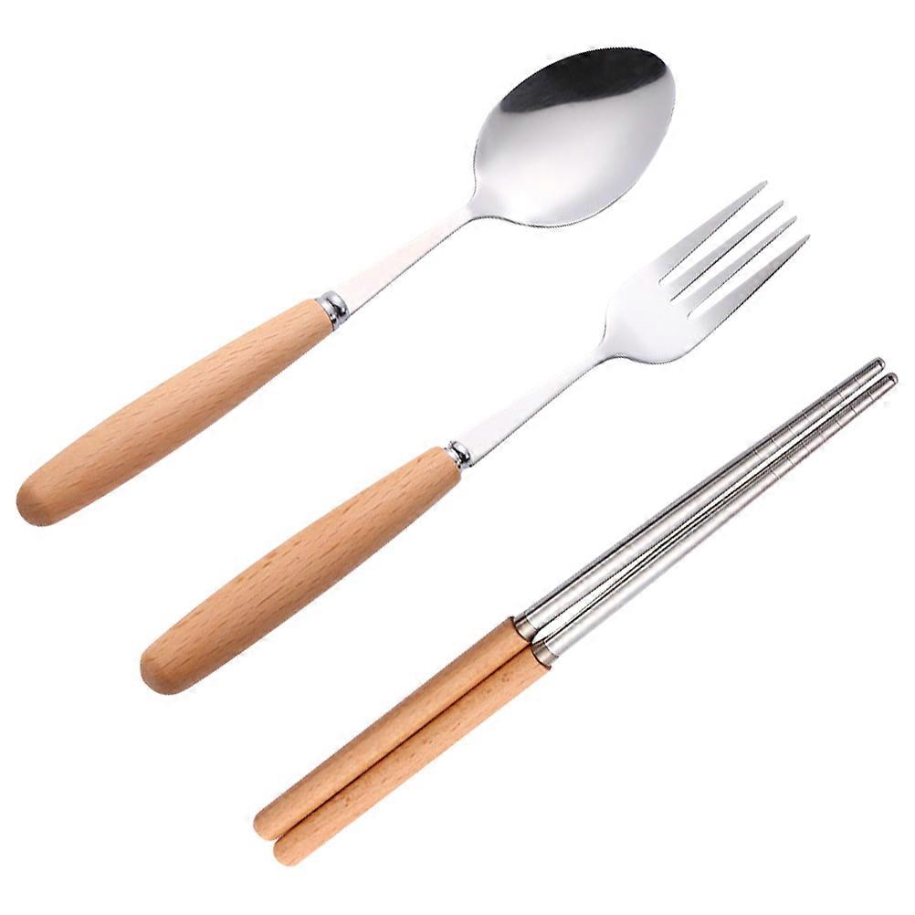 Western Flatware Fork Spoon Chopstick Kit Celebrations 19.50X1.00cm Daily Use 2 Sets