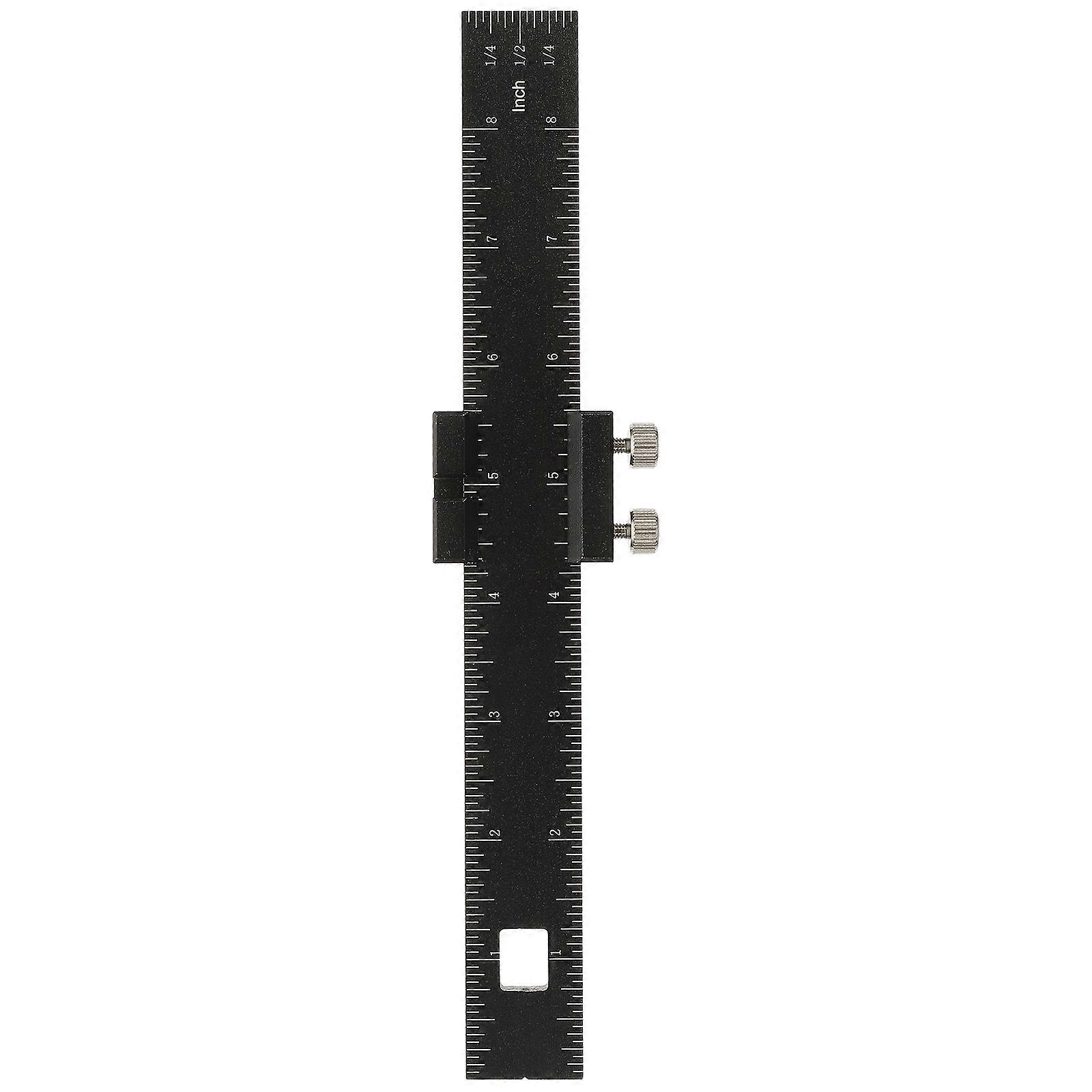 Adjustable Sliding Ruler Metal Woodworking Measuring Tool for Measuring Use 4Pcs