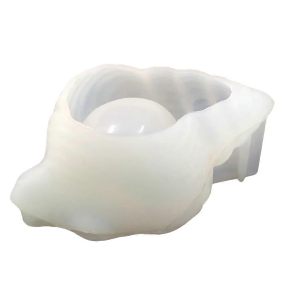 Handmade Mold DIY Crystal Epoxy Conch Storage Box Container 3Pcs