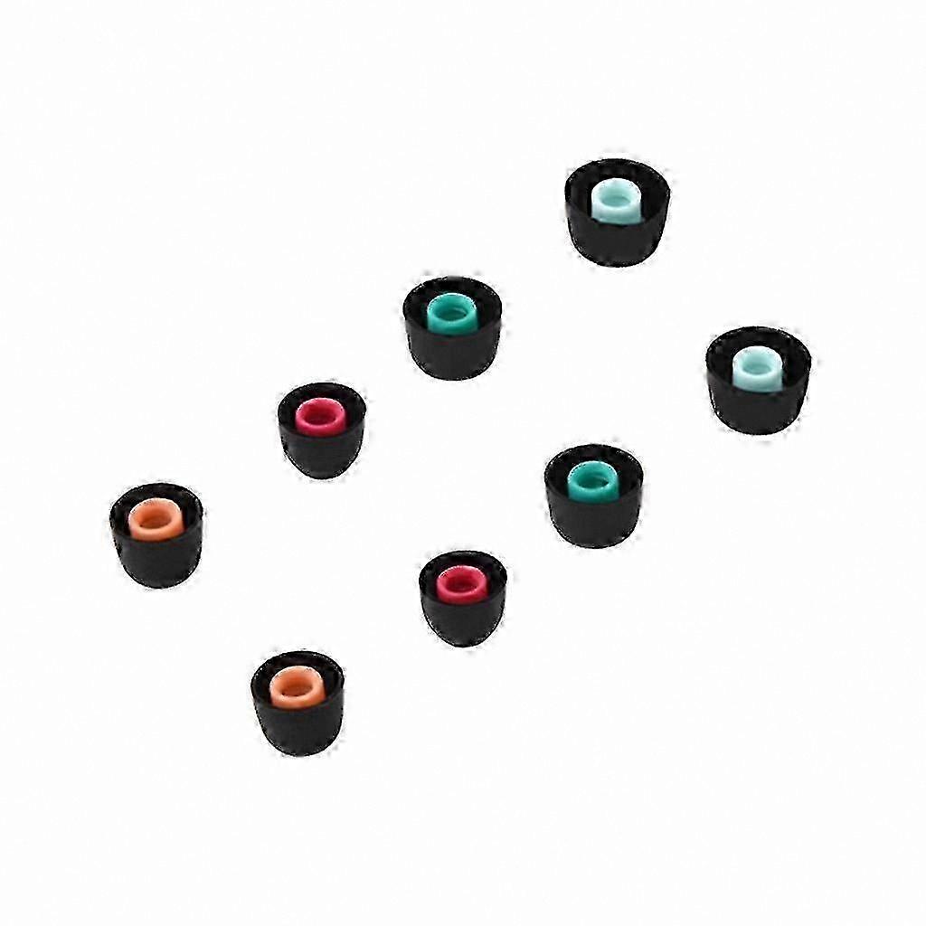 Comfort Fit Soft Silicone Eartips for Noise-Canceling Earbuds - Anti-Slip Sweatproof Replacement Cushions