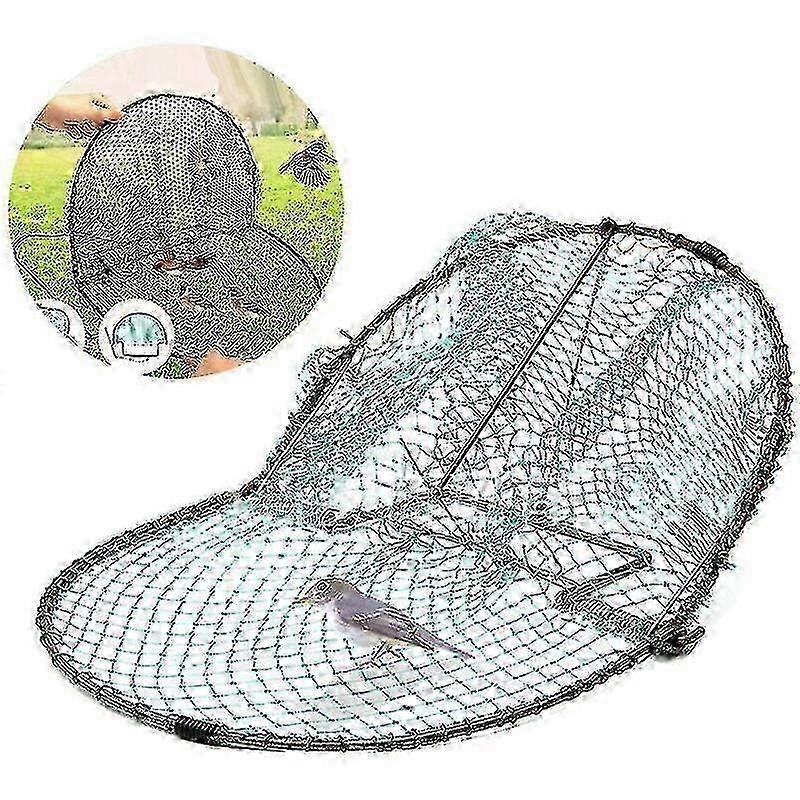 Fågelfälla för jakt, Spring Domestic Bird Trap erbjuder automatisk stängningsmekanism, förstärkt fjäder säkerställer snabb fångst