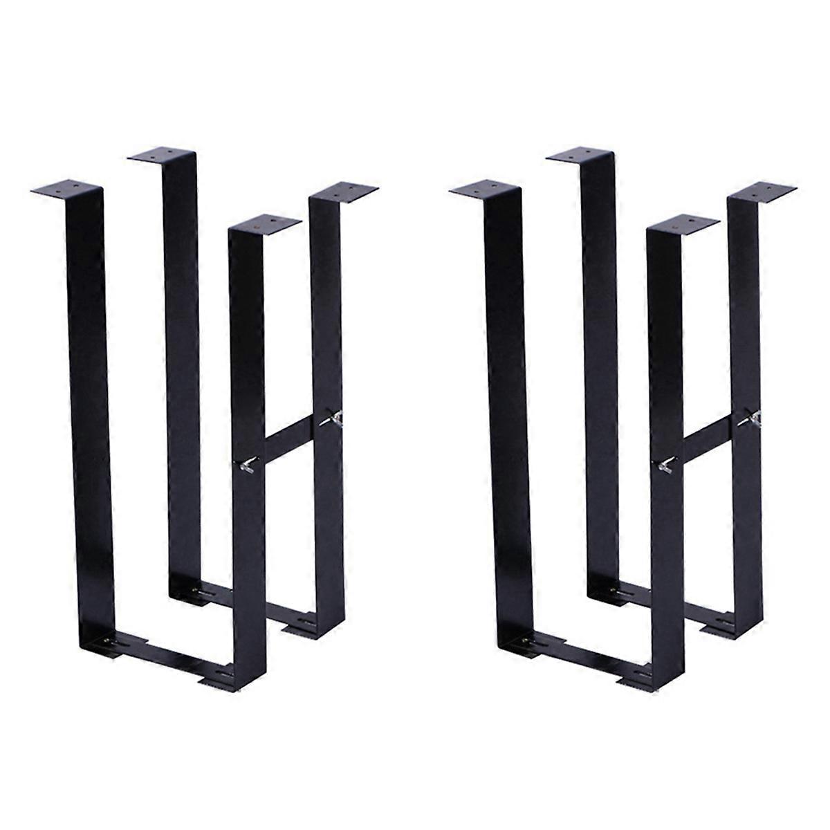 Under Desk PC Mount Bracket for Computer Case Mainframe Hanger Black