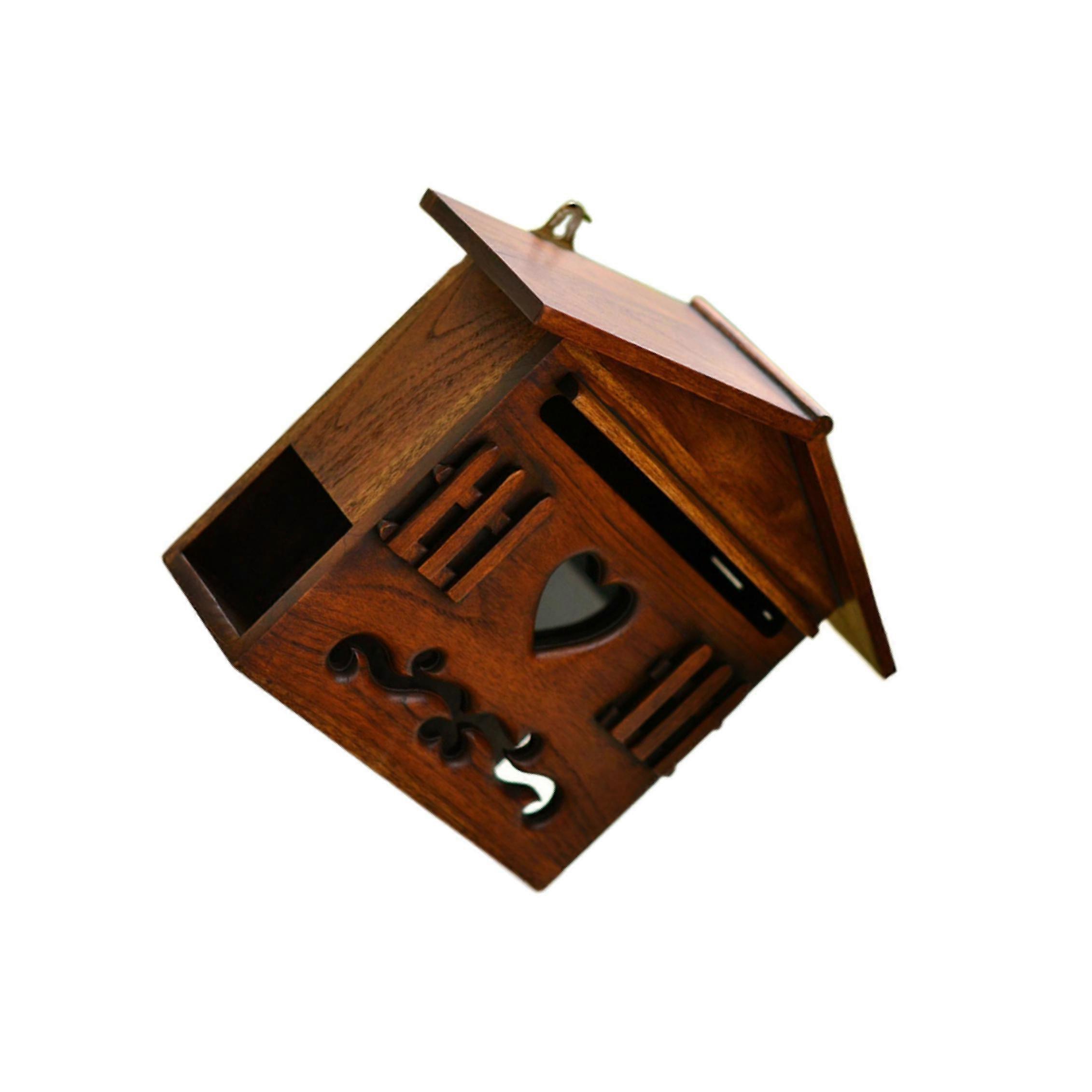 Decorative Locking Security Mailbox Rainproof Vintage Style for Front Door